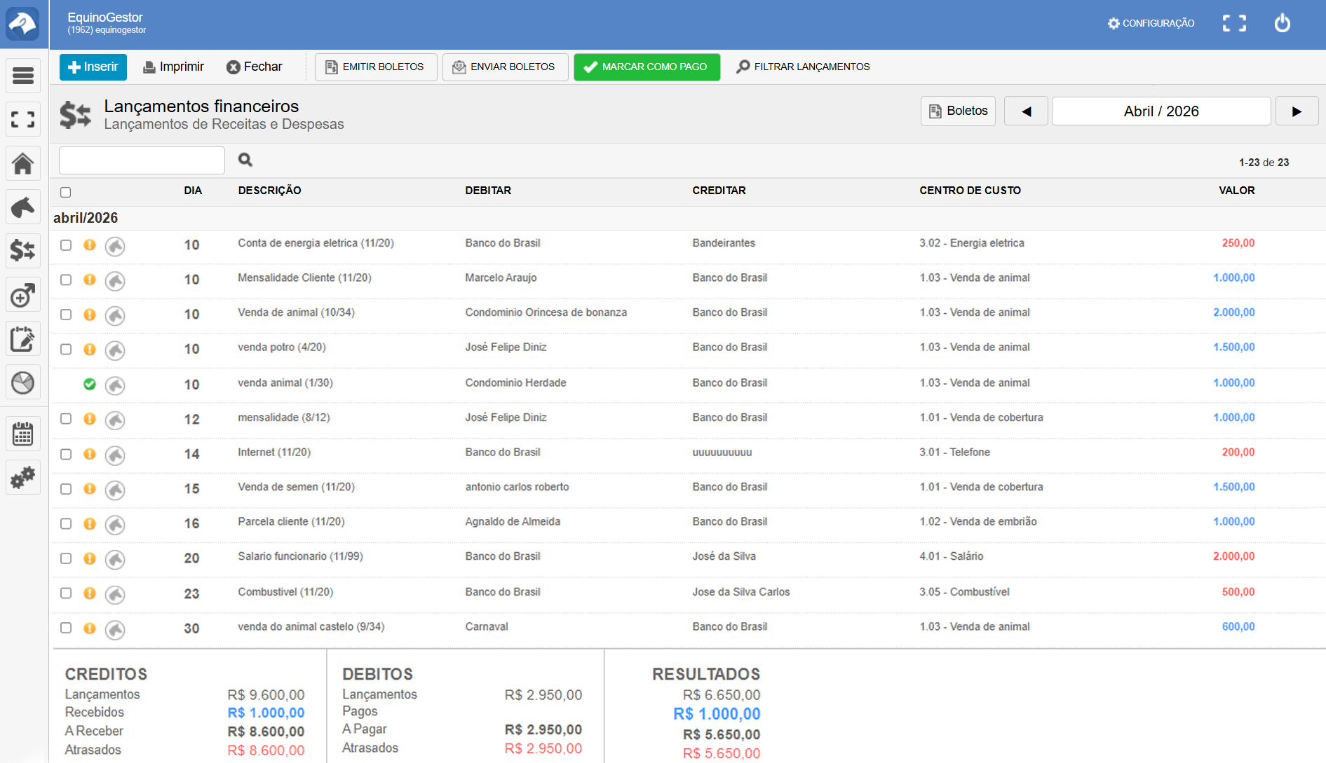 administrar um haras