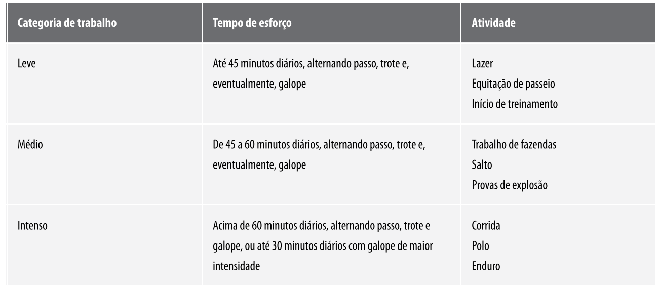 trabalho cavalo