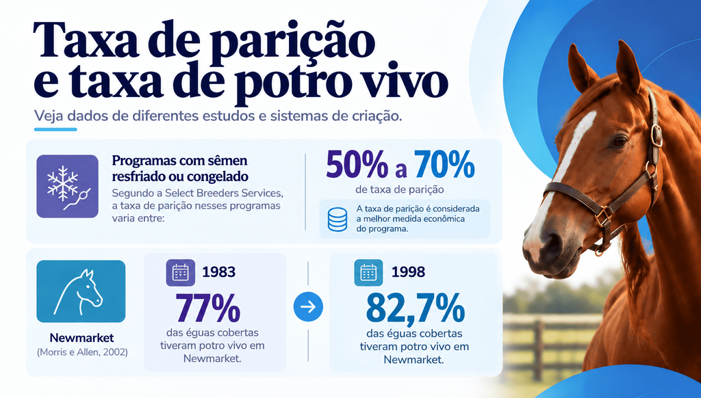 Taxa de Pariação e Potro Vivo
